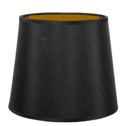 Abażury>Candellux Lighting ABAŻUR DO MILONGA E27 CZARNY / ZŁOTY ŚRODEK