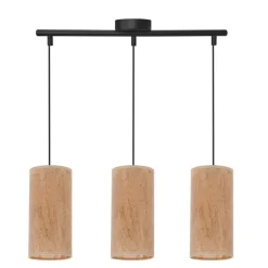 Oświetlenie Przedpokoju|Oświetlenie Jadalni>Candellux Lighting Aragona lampa wisząca czarny 3x60 e27 abażur korkowy