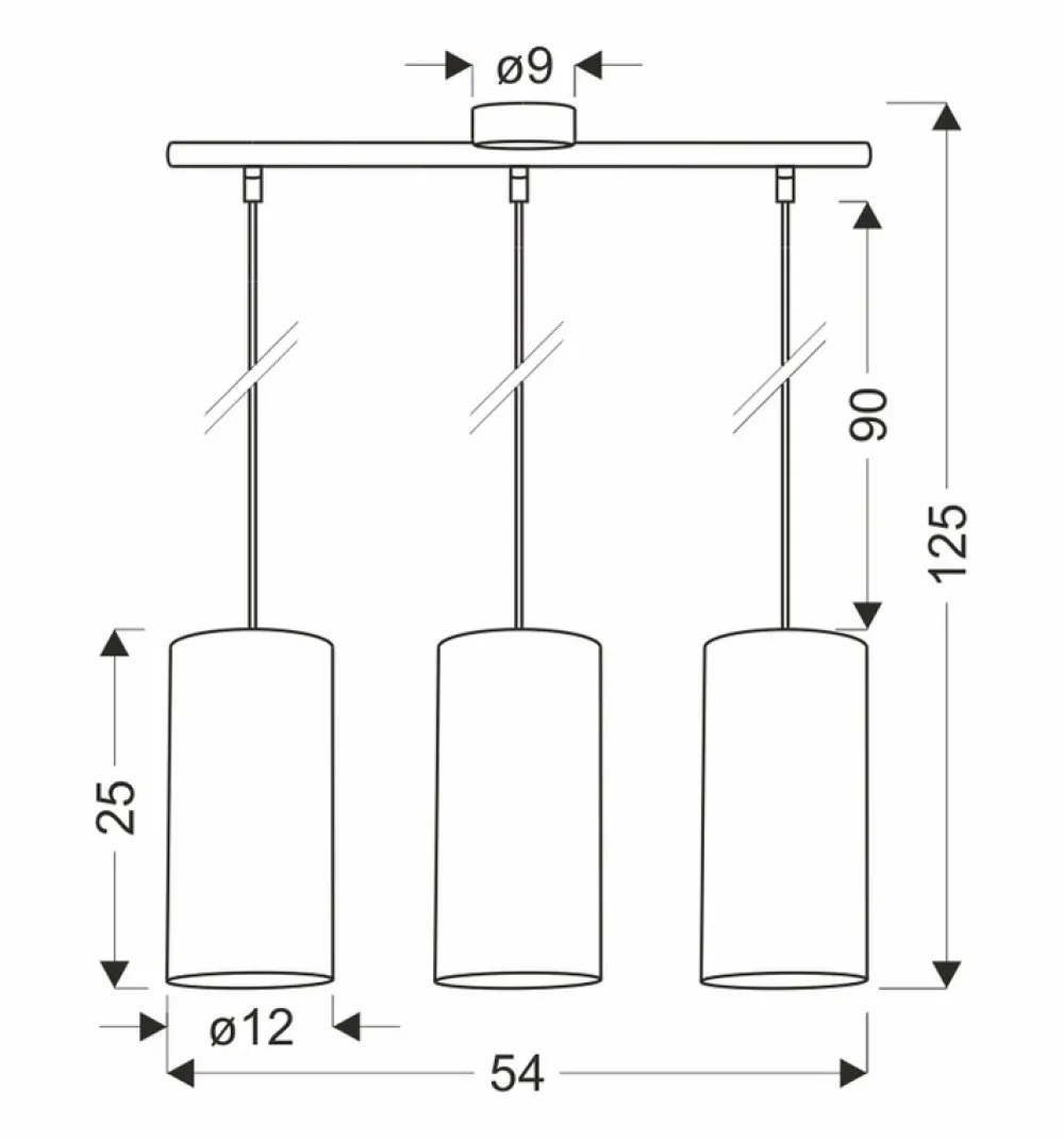 Oświetlenie Przedpokoju|Oświetlenie Jadalni>Candellux Lighting Aragona lampa wisząca czarny 3x60 e27 abażur korkowy