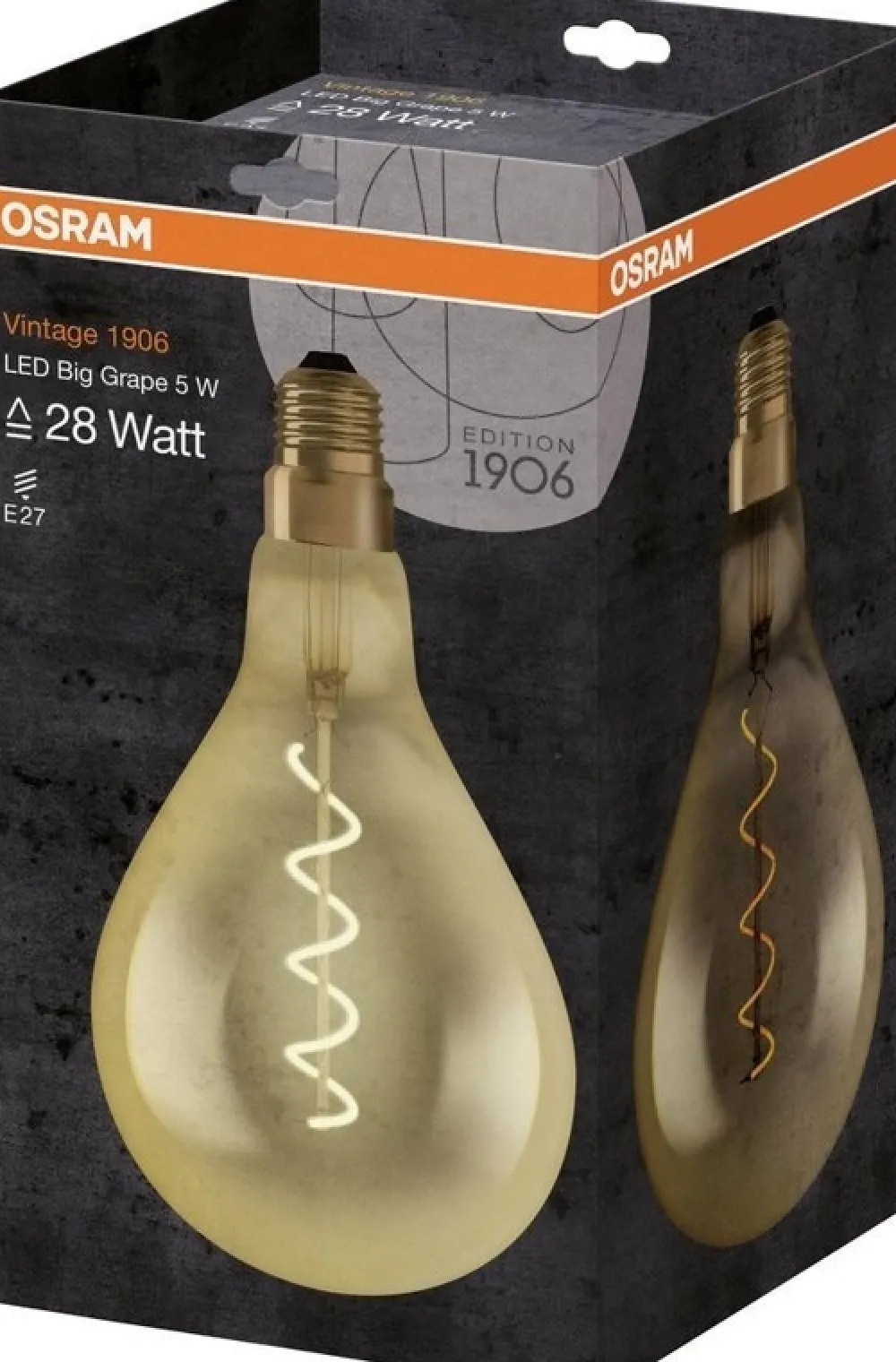 Żarówki>Osram Żarówka LED E27 4,5W 300LM 2000K VINTAGE A160 28