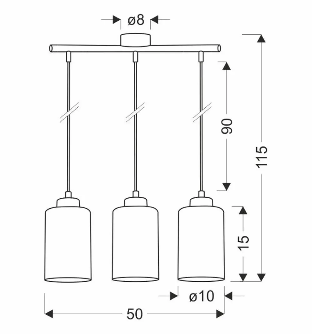 Oświetlenie Przedpokoju|Oświetlenie Jadalni>Candellux Lighting Aspra lampa wisząca czarny 3x60w e27 klosz bursztynowy