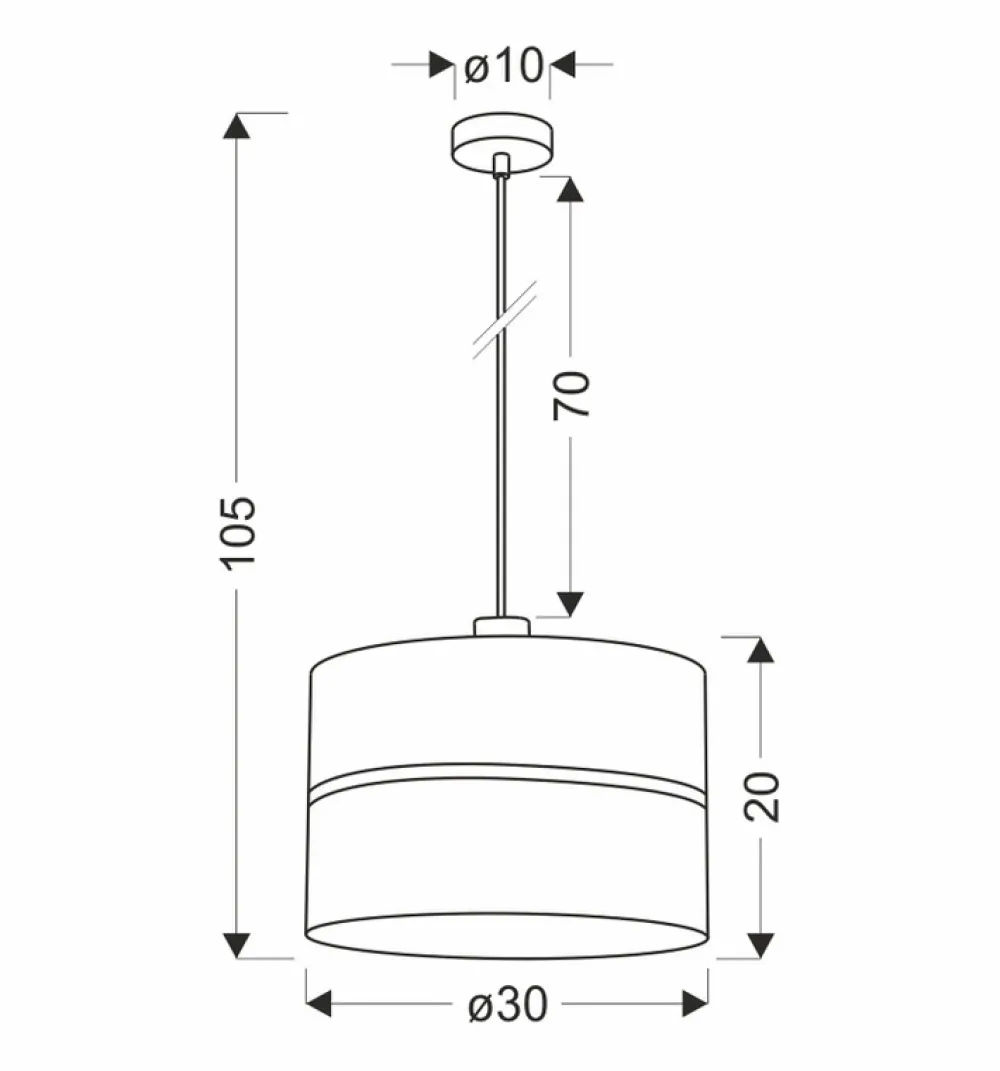 Oświetlenie Przedpokoju|Oświetlenie Jadalni>Candellux Lighting Assam lampa wisząca czarny+złoty 1x60w e27 abażur czarny+złoty pasek