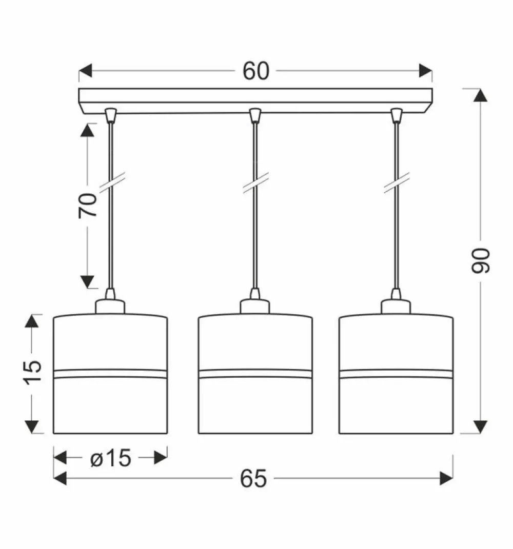 Oświetlenie Przedpokoju|Oświetlenie Jadalni>Candellux Lighting Assam lampa wisząca czarny+złoty 3x60w e27 abażur czarny+złoty pasek