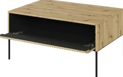 Ławy I Stoliki>lenart. Ława kawowa z modernistycznym designem do salonu 70x100 cm TREND