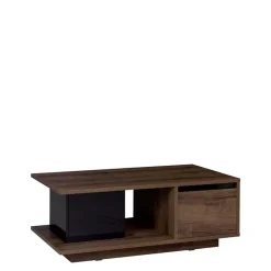 Meble Dla Dzieci|Zestawy Mebli Młodzieżowych>GiB Meble Ława ze schowkiem 120 cm dąb monastery/czarny połysk DENIS