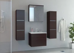 Meble Łazienkowe|Szafki Łazienkowe>Lempert Łazienkowa szafka wisząca PARIS wenge