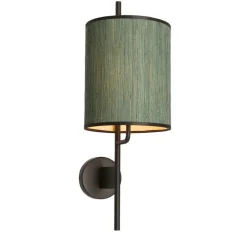 Oświetlenie Pokoju Dziecięcego|Oświetlenie Sypialni></noscript>Candellux Lighting BENDI LAMPA ŚCIENNA KINKIET CZARNY, ABAŻUR ZIELONY