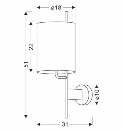 Oświetlenie Pokoju Dziecięcego|Oświetlenie Sypialni></noscript>Candellux Lighting BENDI LAMPA ŚCIENNA KINKIET CZARNY, ABAŻUR ZIELONY