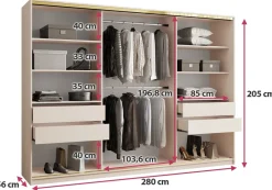 Zestawy Mebli Do Przedpokoju|Szafy Trzydrzwiowe><noscript><img width=