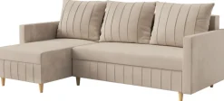 Meble Dla Dzieci|Meble Młodzieżowe>Rimal Beżowa kanapa narożna z funkcją spania do salonu FOCUS