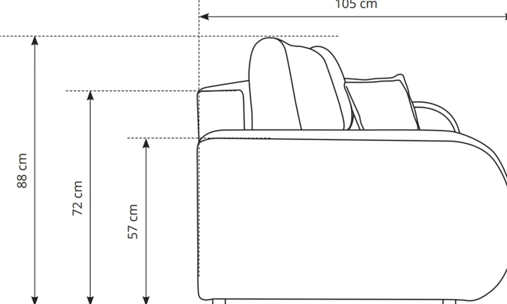 Meble Dla Dzieci|Meble Młodzieżowe>LASKI Beżowa kanapa rozkładana do salonu BLISS z pojemnikiem