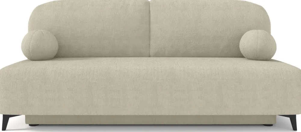 Meble Dla Dzieci|Meble Młodzieżowe>Meble Grand Beżowa kanapa rozkładana z funkcją spania do salonu SILVIO