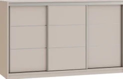 Komody>BROMARKT Beżowa komoda przesuwna 160 cm z szufladami do sypialni TOP beż piaskowy