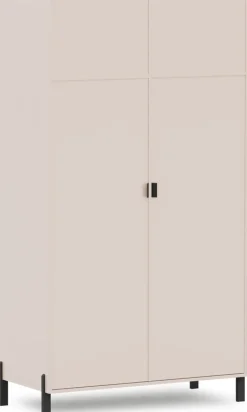 Szafy Dwudrzwiowe|Szafy Młodzieżowe>Stolar Beżowa szafa dwudrzwiowa do salonu sypialni CALISSA