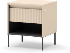 Zestawy Mebli Do Sypialni|Szafki Nocne></noscript>lenart. Beżowa szafka nocna stolik do sypialni TREND z oświetleniem