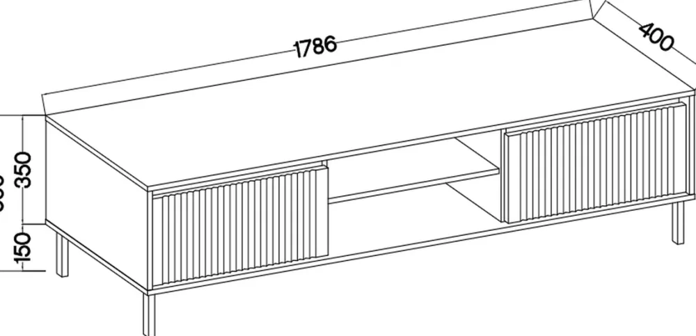Zestawy Mebli Do Salonu|Szafki Rtv>Lempert Beżowa szafka RTV pod telewizor 178 cm z szufladami OMEGA beż piaskowy