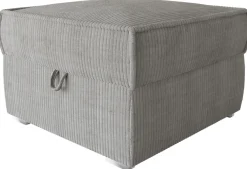 Meble Dla Dzieci|Meble Młodzieżowe>BROMARKT Beżowa sztruksowa pufa ze schowkiem do salonu TOP