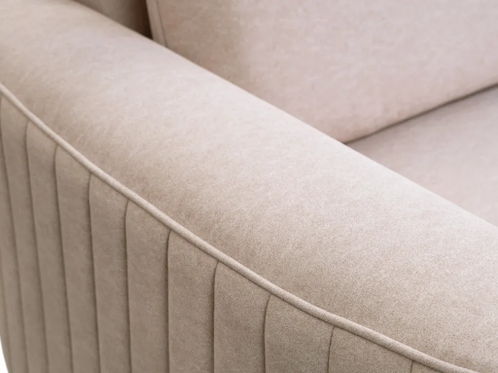 Narożniki>LASKI Beżowy narożnik do salonu w stylu glamour LOURE