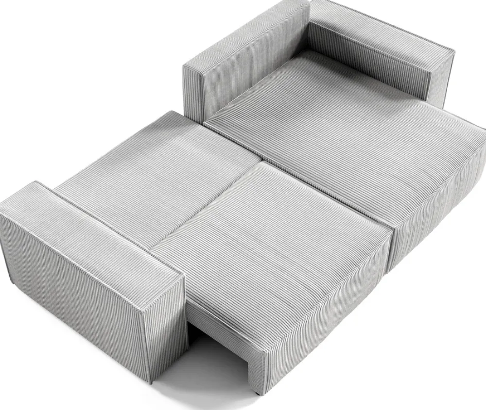 Meble Dla Dzieci|Meble Młodzieżowe>BROMARKT Beżowy narożnik do salonu z funkcją spania PEDRO