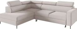 Narożniki>Meble Grand Beżowy narożnik rozkładany z funkcją spania do salonu VIRO