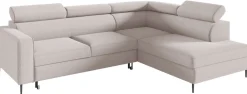 Narożniki>Meble Grand Beżowy narożnik rozkładany z funkcją spania do salonu VIRO