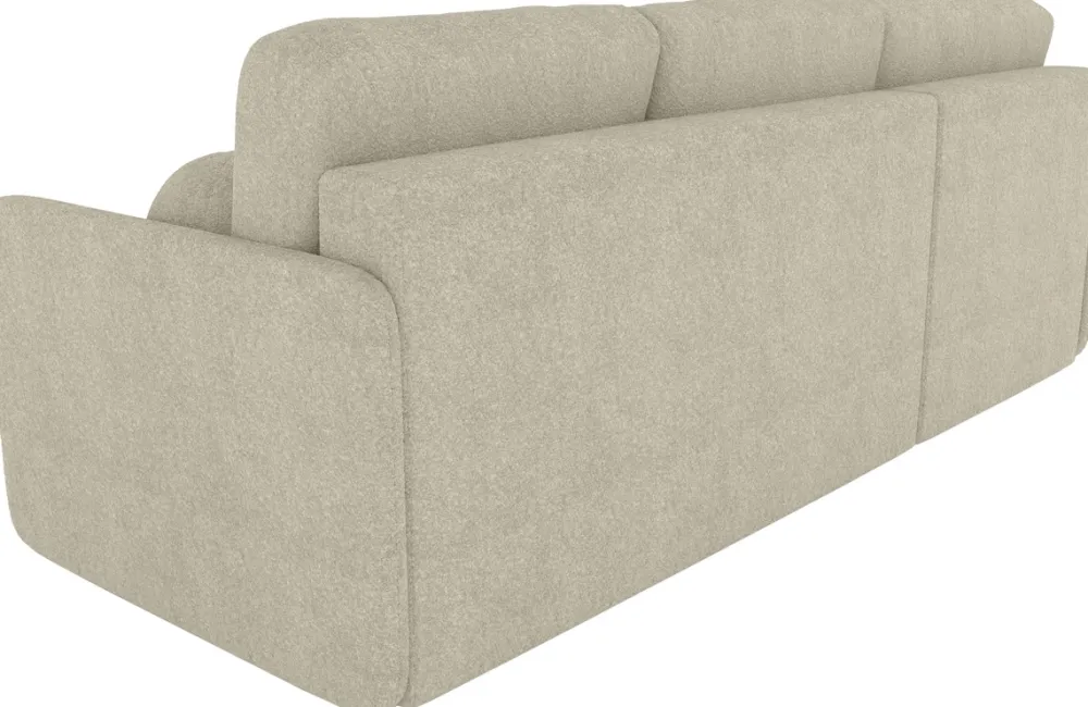 Meble Dla Dzieci|Meble Młodzieżowe>Meble Grand Beżowy narożnik z funkcją spania do salonu CLOUD tkanina baranek