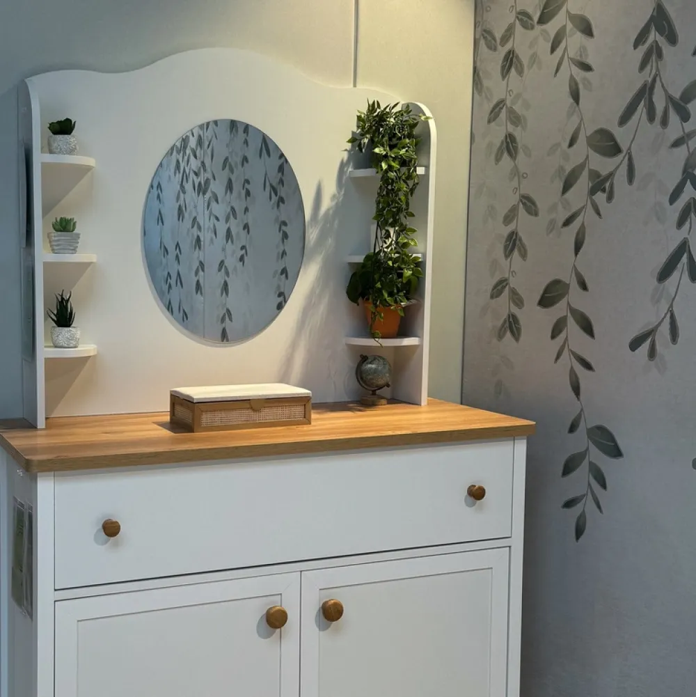 Meble Młodzieżowe|Zestawy Mebli Młodzieżowych>lenart. Biała dwudrzwiowa szafa młodzieżowa z półkami STORY