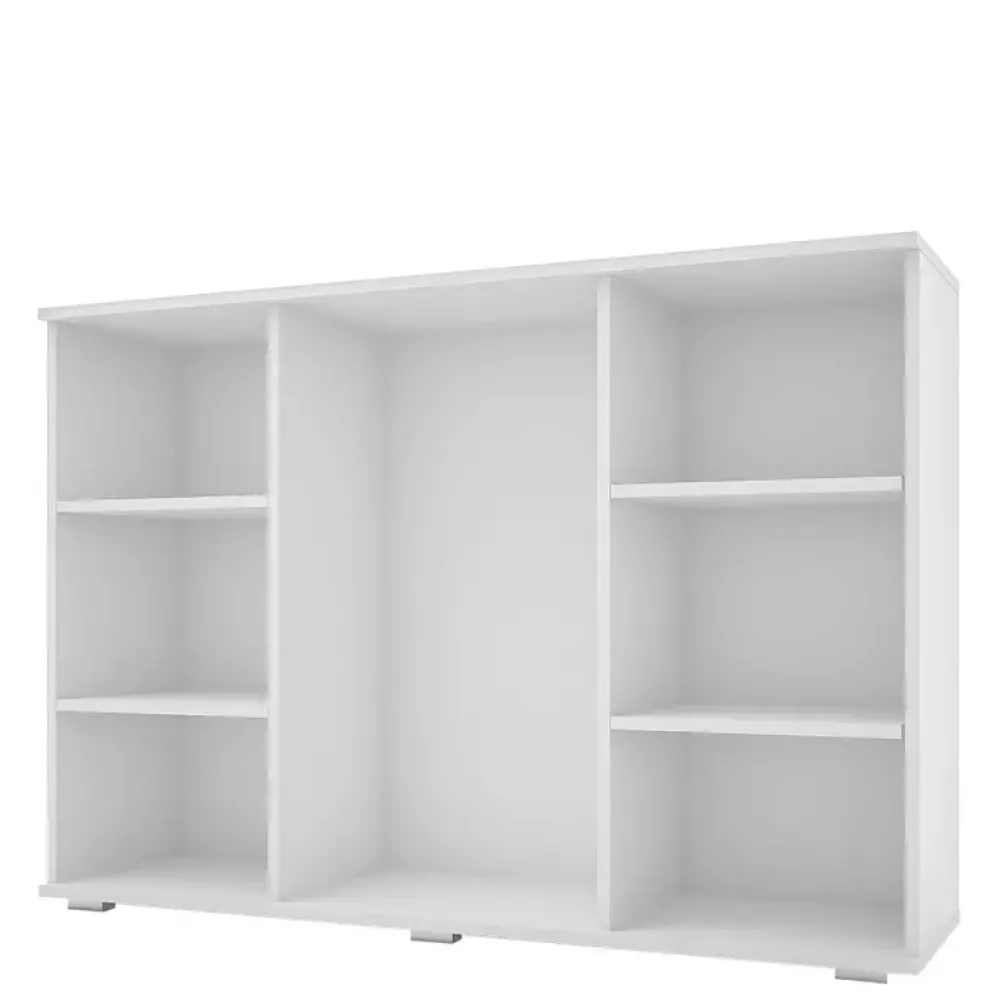 Komody>Meblohand Biała komoda do salonu 112 cm SIMPLE II