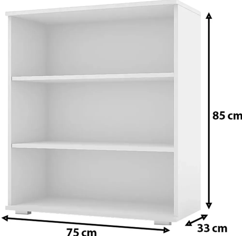 Komody>Meblohand Biała komoda do salonu 75 cm SIMPLE IV