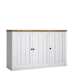 Komody>GAŁA MEBLE Biała komoda półki drzwi 130 cm PALAZO