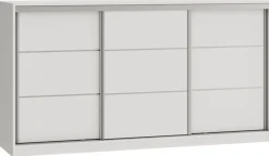 Komody>BROMARKT Biała komoda przesuwna 180 cm z szufladami i drążkiem TOP biały