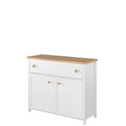 Zestawy Mebli Młodzieżowych|Komody>lenart. Biała komoda z drzwiami do pokoju młodzieżowego STORY