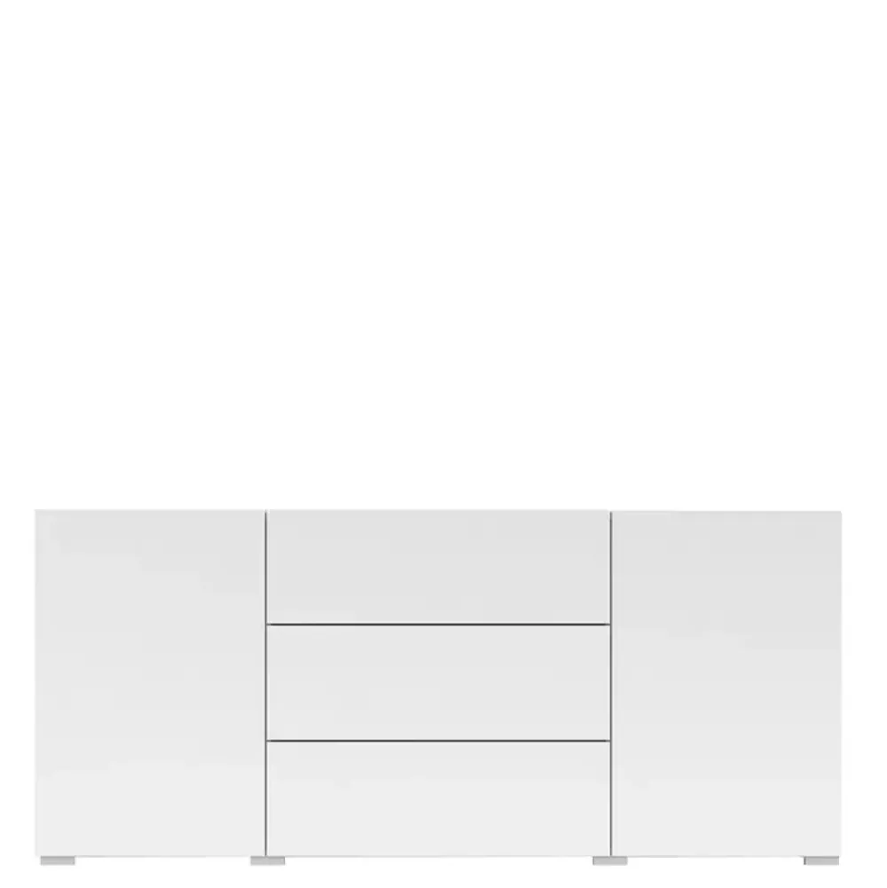 Komody|Zestawy Mebli Do Salonu>Helvetia Biała komoda z szufladami do salonu AVENTELI