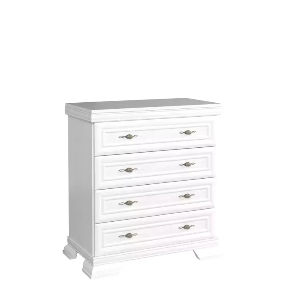 Zestawy Mebli Do Sypialni|Zestawy Mebli Do Salonu>GAŁA MEBLE Biała komoda z szufladami KOLONIA sosna andersen