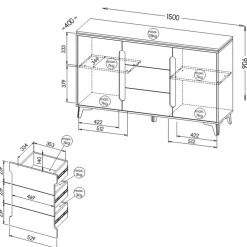 Zestawy Mebli Do Salonu|Komody><noscript><img width=