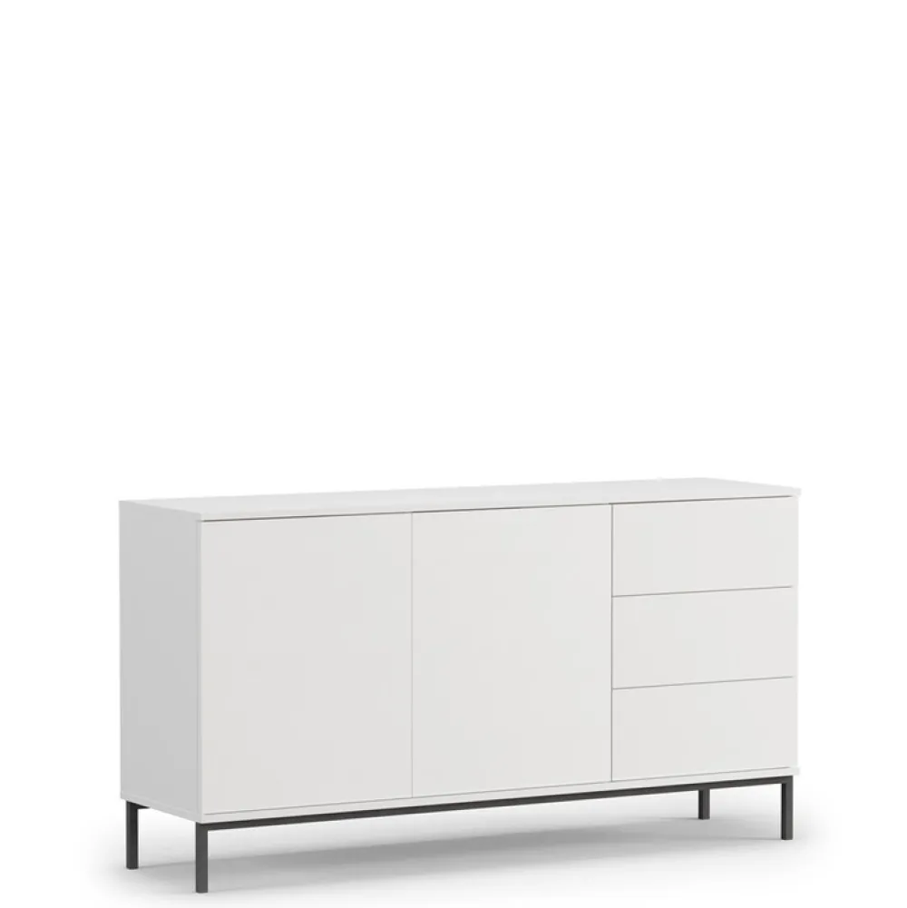 Komody|Zestawy Mebli Do Salonu>GiB Meble Biała Komoda z szufladami QUARTE biały