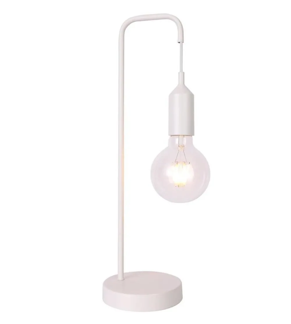 Oświetlenie Pokoju Dziecięcego|Oświetlenie Sypialni>Ledea Biała lampka biurkowa Laren