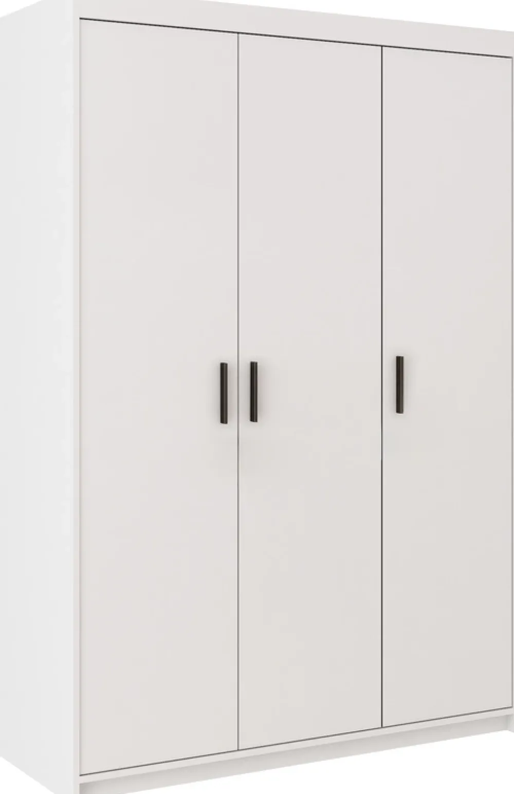 Garderoby|Meble Młodzieżowe>Lempert Biała modułowa szafa trzydrzwiowa KUBA biały