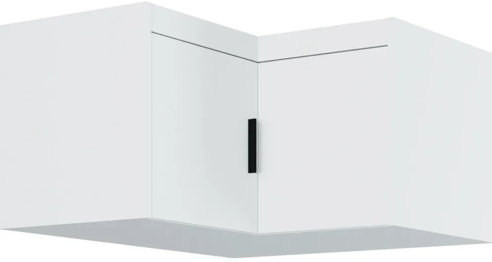 Akcesoria Do Szaf|Akcesoria Do Szaf>Lempert Biała nadstawka na szafę narożną 98x98 cm KUBA biały