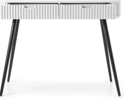 Toaletki I Konsole>PIASKI Biała nowoczesna toaletka z szufladami 103 cm ZENIT biały