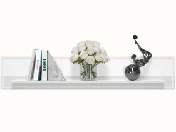 Półki>ML Meble Biała półka wisząca na książki do salonu GOLDIN