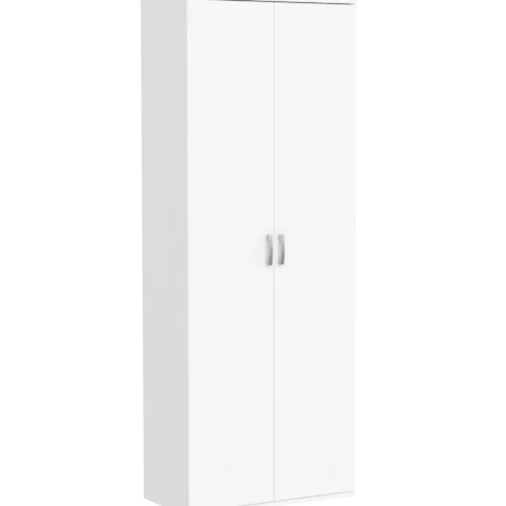 Szafy Dwudrzwiowe|Szafy Młodzieżowe>INTER MEBLE Biała szafa dwudrzwiowa do sypialni TRILLO biały