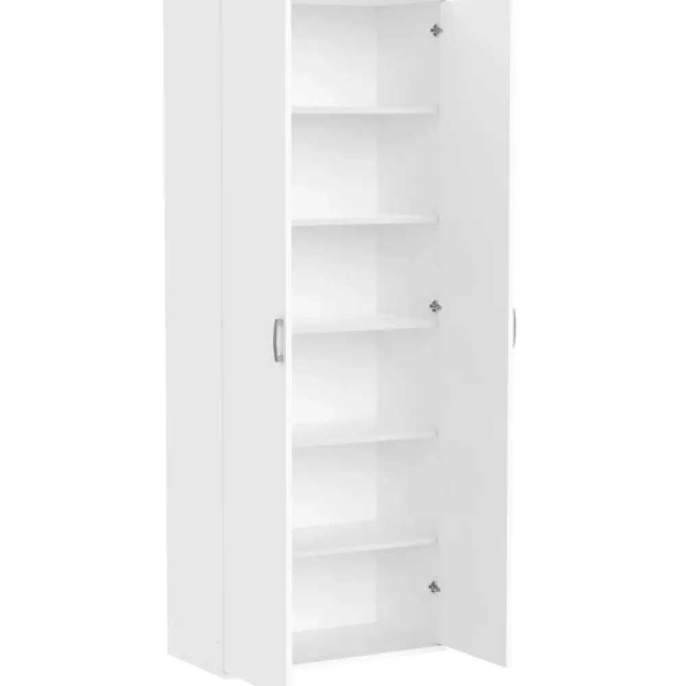 Szafy Dwudrzwiowe|Szafy Młodzieżowe>INTER MEBLE Biała szafa dwudrzwiowa do sypialni TRILLO biały