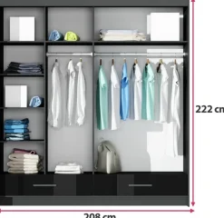 Szafy Dwudrzwiowe|Szafy Z Lustrem><noscript><img width=