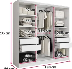 Zestawy Mebli Do Przedpokoju|Szafy Trzydrzwiowe><noscript><img width=