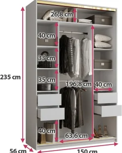 Zestawy Mebli Do Przedpokoju|Szafy Trzydrzwiowe><noscript><img width=