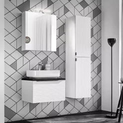 Meble Łazienkowe|Szafki Pod Umywalkę></noscript>COMAD Biała szafka pod umywalkę 60 cm LOSELANI