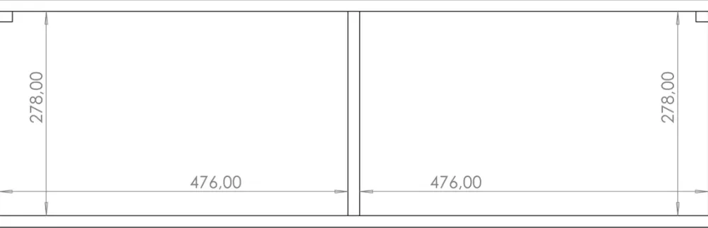 Szafki Rtv>GiB Meble Biała szafka RTV 100 cm nowoczesna z ryflowanymi frontami KORDIS biały