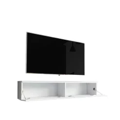 Szafki Rtv>BRATEX Biała szafka rtv BROMI biały