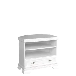 Zestawy Mebli Do Sypialni|Szafki Rtv>GAŁA MEBLE Biała szafka RTV narożna KOLONIA sosna andersen